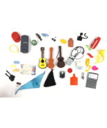 Vintage Barbie Ken Doll Accessories Lot Guitar Radio Sports Phone Hobby - €37,71 EUR