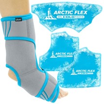 Vive Ankle Ice Wrap Pack - Foot Cold / Hot Compression Brace - Adjustabl... - $542.42 MXN