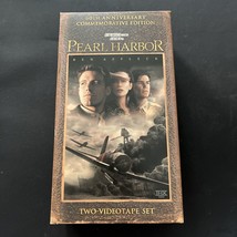 Pearl Harbor (VHS, 2001, 2-Tape Set, Pan  Scan 60th Anniversary Commemor... - £6.58 GBP