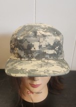 Army Military Ranger Type Cap Size 7 1/2 Digital Camo 1980&#39;s - $19.80