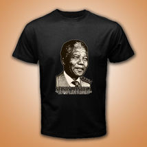Nelson Mandela Apartheid South Africa Freedom Black T-SHIRT Size S-3XL - £13.91 GBP+