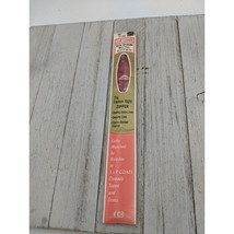 Vintage J&P Coats Neck Opening Metal Zipper 16" Brick Rust 184 Red - $4.95