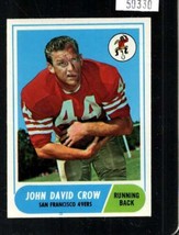 1968 Topps #87 John David Crow Vgex 49ERS *X50330 - £3.72 GBP