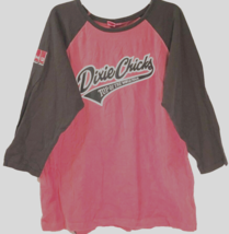 Dixie Chicks Vintage 2000 Top World Tour Indian Red Baseball Style T-Shirt L - £191.44 GBP