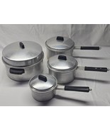 Vintage FLAVO-SEAL DELUXE 8 Piece Cookware Set By WEST BEND - Aluminum 1... - $137.02 CAD