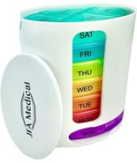 Medical Weekly Oval Pill Box Organiser Reminder - $10.28 CAD