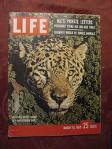 LIFE magazine March 16 1959 Nature Charles Darwin Indira Gandhi India - £9.46 GBP