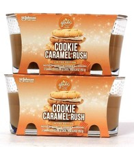 2 Packs Glade 6.8 Oz Limited Edition Cookie Caramel Rush 2 Count Scent Candle - $31.99