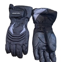 Tourmaster Cold-Tex Motorcycle Gloves leather canvas Black Small/7 11688... - $27.71