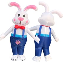 Adult Inflatable Cosplay Halloween Rabbit Costume for Men or Women Easter Bunny - £36.96 GBP