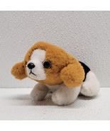 Russ Petooties Pets Beagle Puppy Dog Mini 5&quot; Plush Brown White Black - $40.56 CAD