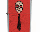 Skull Tie Rs1 Flip Top Dual Torch Lighter Wind Resistant - $16.78