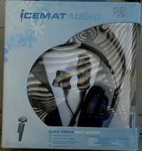 Icemat Audio Black Siberia Multi Headset - In Box - Not Working, For Parts Only - £13.44 GBP