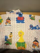 Vintage Sesame Street Pinch Pleat Curtains Drapes Fabric 2 Panels 38 X 54” - $918.61 MXN