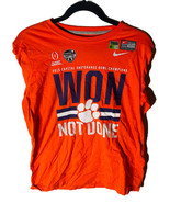 Nike Clemson Tigers  Capital One Short Sleeve T-Shirt Orange X-LARGE - £14.69 GBP