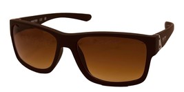 Kenneth Cole Reaction Mens Soft Rectangle Matte Dark Brown, Gunmetal KC1246. 49F - $22.49