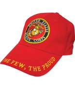 CP00316 Red U.S. Marine Corps &quot;The Few, The Proud&quot; Cap - $14.85