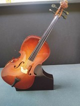 Miniature 9 Inch Replica Cello with Bow, Case, &amp; Display Stand ~NEW - £20.85 GBP