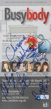 Chrissie Cotterill Dr Who Peter Amory Gemma Bissix MULTI 6x Hand Signed Theatre  - £10.26 GBP