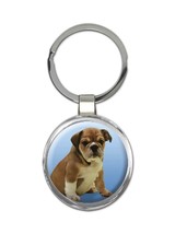 Bulldog : Gift Keychain Pet Animal Puppy Dog Cute Funny Canine Pets Dogs - £6.37 GBP