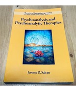 Psychoanalysis and Psychoanalytic Therapies by Jeremy D Safran 978143380... - $58.65 CAD