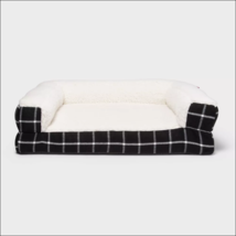 Boots &amp; Barkley™ Window Pane Plaid Pillow Couch Dog Bed - (BRAND NEW)Shi... - £27.29 GBP