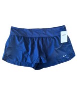 Nike Women&#39;s Solid Element Swim Boardshorts NESS9389-440 Size XL Navy Blue - $29.69