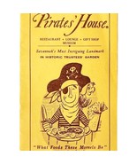 1960s Pirates House Restaurant Savannah Georgia Brochure Vintage Lounge E8S - $34.45 CAD