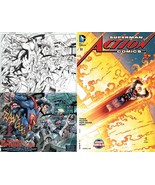 Action Comics #51 Original Art Double Page Splash Superman SIGNED Paul P... - $989.99