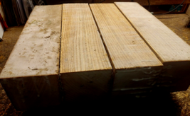 Four Red Oak Turning Wood Blanks 3 X 3 X 12&quot; - £39.52 GBP