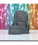 MYTAGALONGS Folding Backpack - Tweed NWT LIMITED EDITION - $64.34