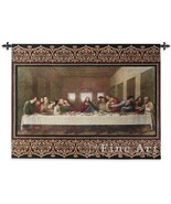 53x40 LAST SUPPER Jesus Christ Religious Tapestry Wall Hanging  - $168.30