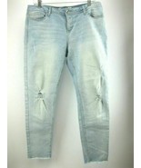 Seven7 Jeans Size 13 Distressed Light Blue - £18.47 GBP