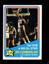 1972-73 Topps #168 Wilt Chamberlain Nm Lakers As Hof *X65742 - £67.86 GBP