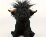 10&quot; Black Highland Cattle Cow Plush Toy - New - $16.99