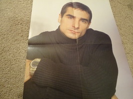 Kevin Richardson Isaac Hanson teen magazine poster clipping black sweate... - £3.18 GBP