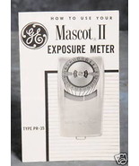 GE Mascot II Exposure Meter Manual - £2.36 GBP