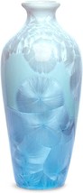 Dahlia Crystalline Porcelain Vase, Handmade Chinese Flower Bud Vase Light Blue, - £50.99 GBP