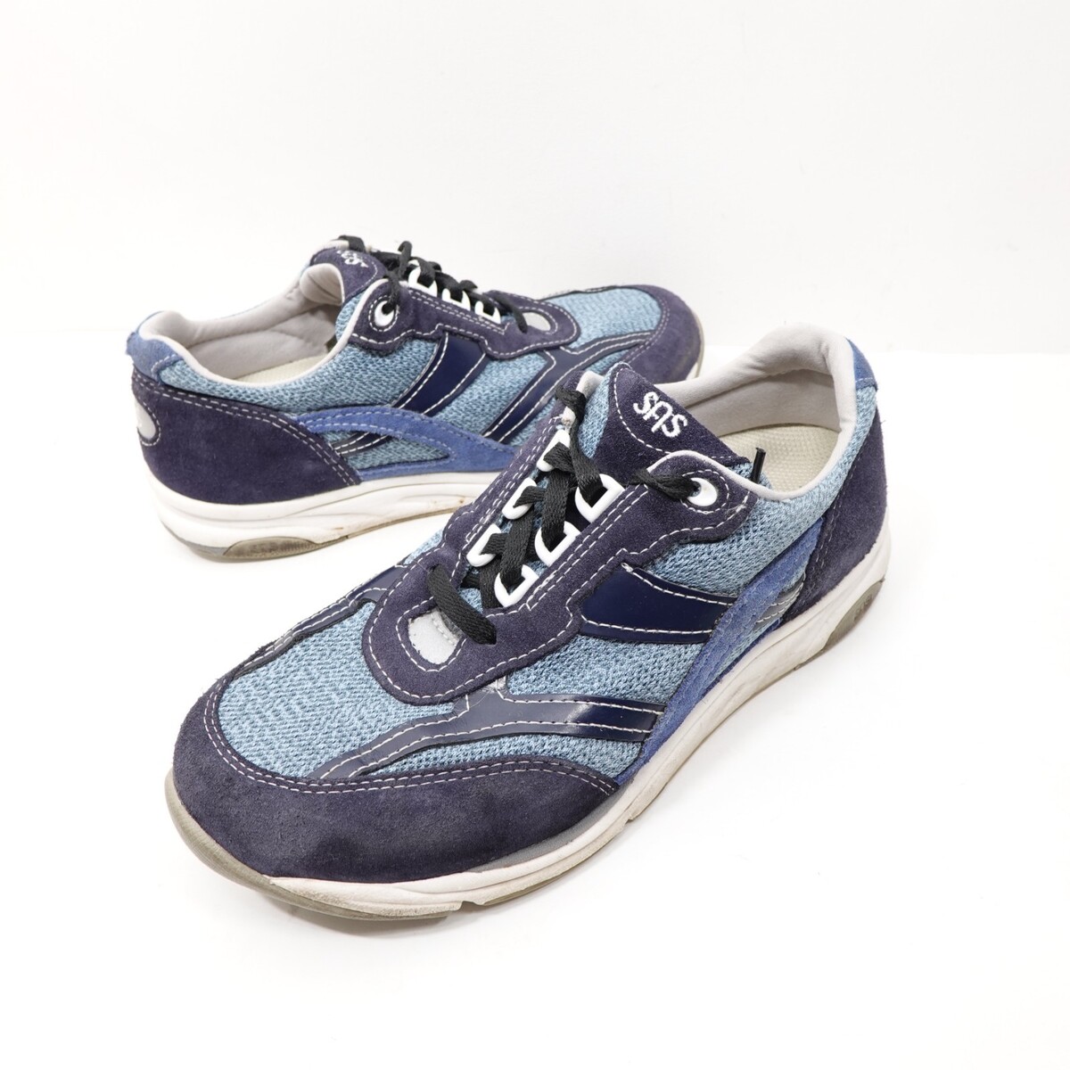 SAS Tour Mesh LT Orthopedic Suede Blue Sneaker Tripad Comfort Mens Size ... - $44.99