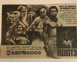 Roots Tv Movie Print Ad Vintage Levar Burton TPA2 - £4.66 GBP