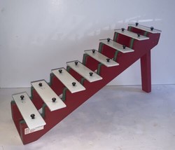 Antique Xylophone Rhythm Band Inc. Step Bells Model RB 2303 - £23.73 GBP