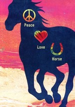 Peace Love Horse - Tree Free Greeting Card - 17386 - $1.39