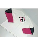 Men&#39;s Fila White | Pink | Black Long Sleeve Tee Shirt - £15.79 GBP