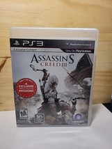 Assassin&#39;s Creed III (Sony PlayStation 3 PS3) W/ Manual And Tested - $7.02