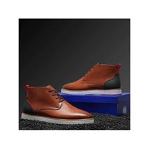 Mens Tayno Desert Chukka Boot Soft Leather Comfortable Cushion Sonoran Cognac image 5