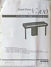 Yamaha N-100 Digital Piano Original Overall Circuit Diagram Sheets with ... - $49.49