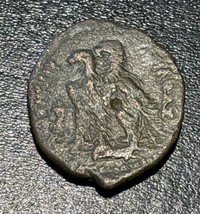 180-145 BC Ptolemaic Ancient Egypt AE Diobol Ptolemy VI Eagle &amp; Zeus 9.02g Coin - £38.93 GBP