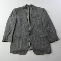 Vtg Nino Cerruti 40R Gray Tweed Men Blazer Suit Jacket Sport Coat - $49.99