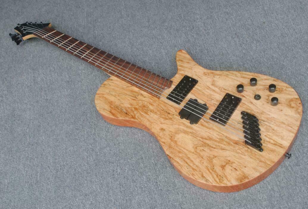 Fanned fret 7string (3 bass strings+4 guitar strings) electric guitar