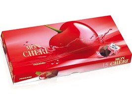 Ferrero MON CHERI Chocolates Cherry Licor CHRISTMAS Sweet Gift 15 pieces 158g - £14.34 GBP